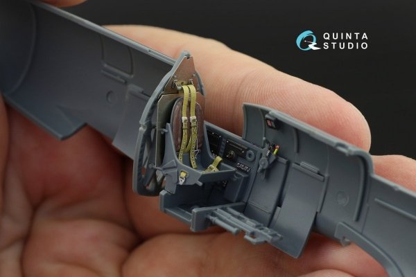 Quinta Studio QD48121 Spitfire Mk.XVI 3D-Printed &amp; coloured Interior on decal paper (Eduard) 1/48