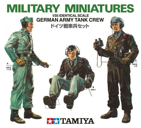 Tamiya 35001 German Army Tank Crew 1/35