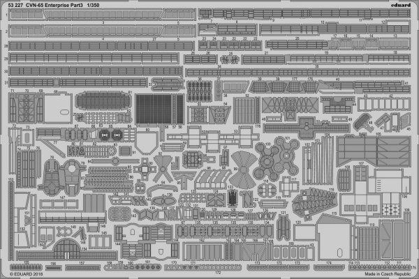 Eduard 53227 CVN-65 Enterprise pt.3 TAMIYA 1/350