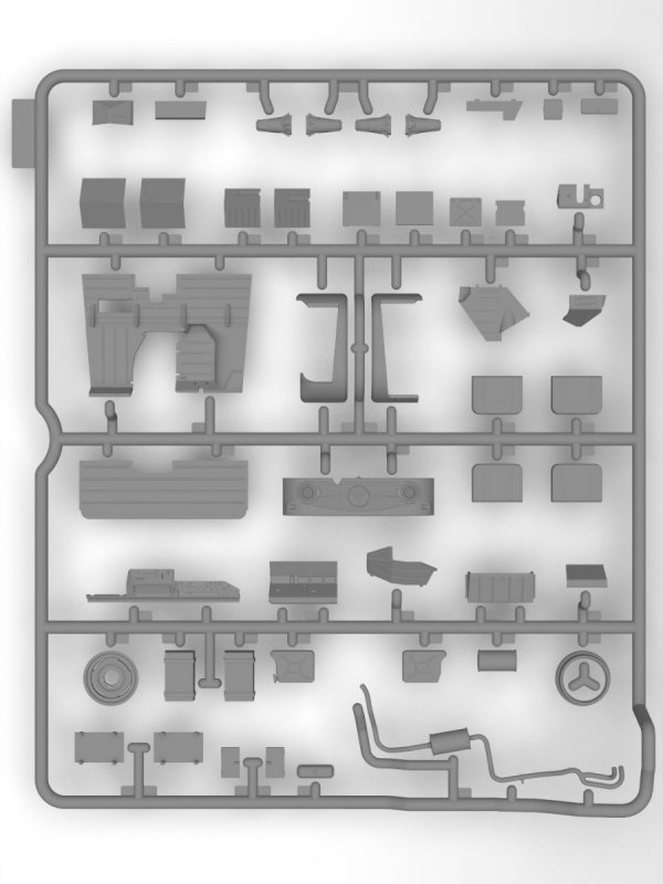 ICM 35136 Unimog 404 S “Koffer” German military truck 1/35