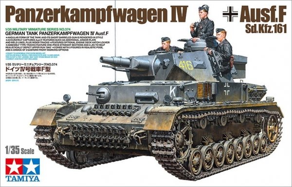 Tamiya 35374 Panzerkampfwagen IV Ausf. F 1/35