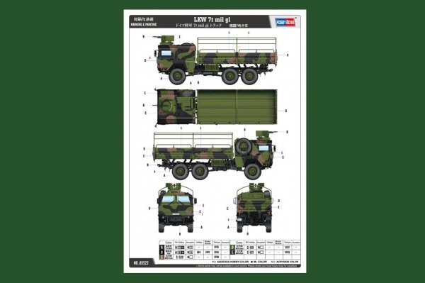 Hobby Boss 85522 LKW 7t mil gl 1/35