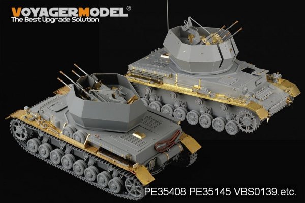 Voyager Model PE35408 WWII German Panzer IV ausf G 20mm Flakpanzer IV &quot;Wirbelwind&quot; For DRAGON 6342 1/35