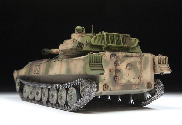 Zvezda 3660 2S1 Gvozdika Self propelled Howitzer - polskie oznaczenia 1/35