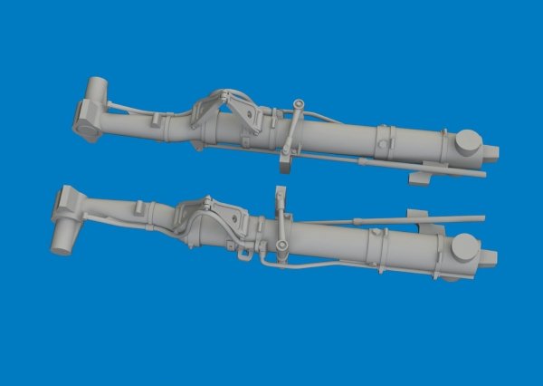Eduard 6481157 P-47D undercarriage legs PRINT for MINIART 1/48