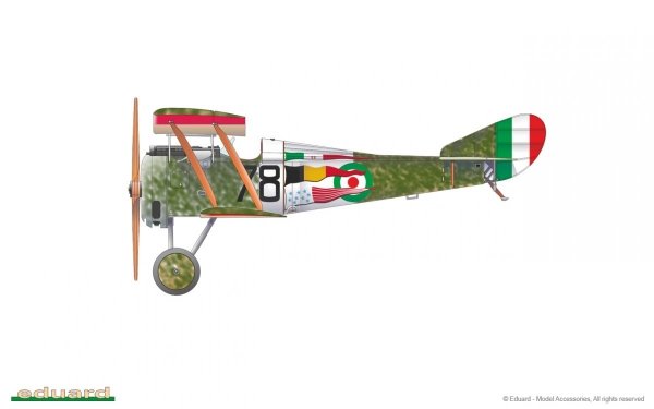 Eduard 11139 IL Magnifico Hanriot HD.I in Italian Service Limited Edition 1/48