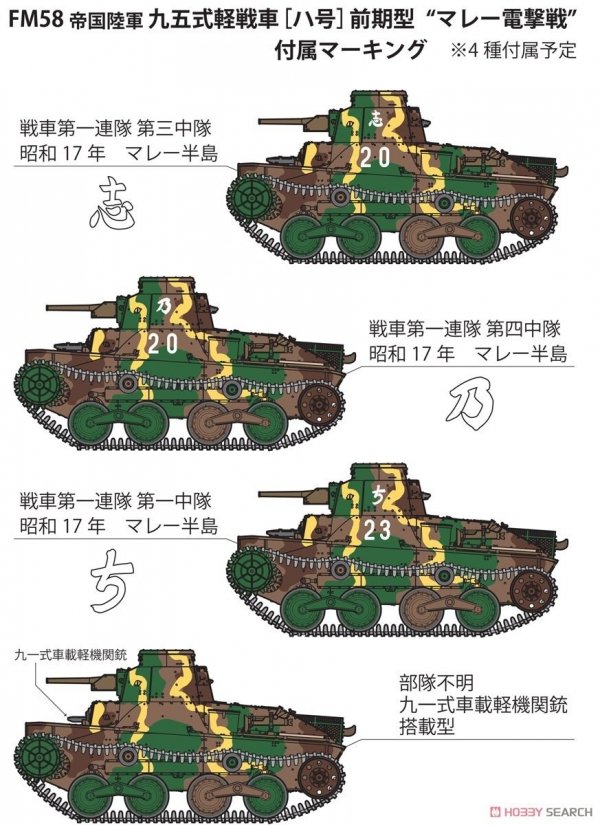 Fine Molds FM58 IJA Type 95 Light Tank Ha-Go 1/35