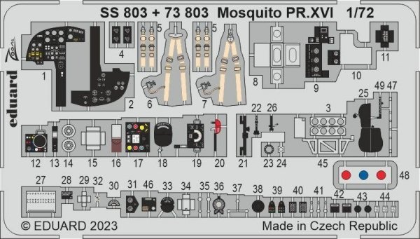 Eduard 73803 Mosquito PR. XVI AIRFIX 1/72