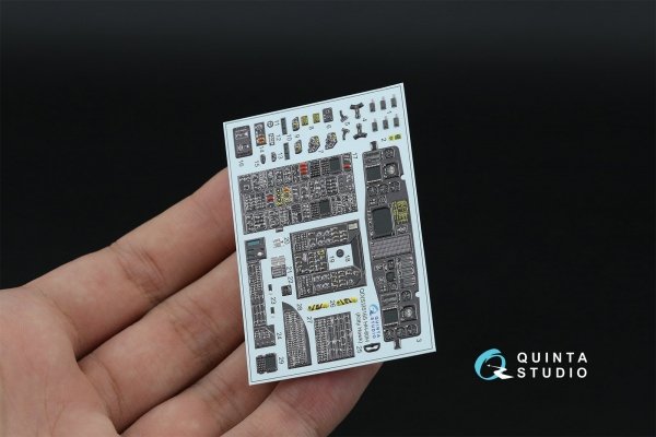 Quinta Studio QDS-35165 HH-60H Rescue Hawk 3D-Printed &amp; coloured Interior on decal paper (Kitty Hawk) (Small version) 1/35