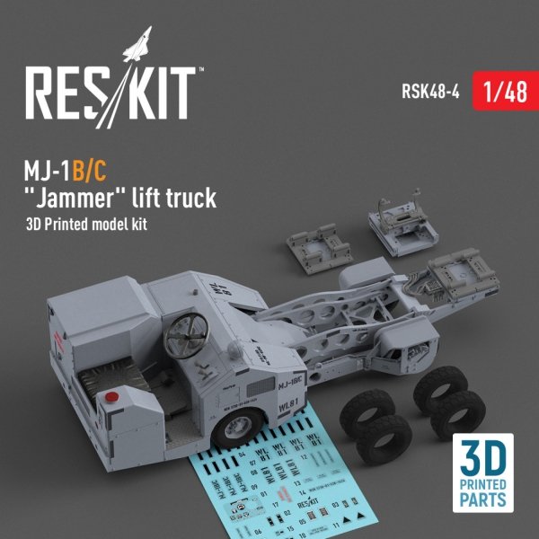 RESKIT RSK48-0004 MJ-1B/C "Jammer" lift truck  (3D Printed model kit) (1/48)