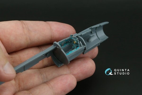Quinta Studio QD72256 MiG-21MF (Moscow plant) 3D-Printed &amp; coloured Interior on decal paper (Eduard) 1/72