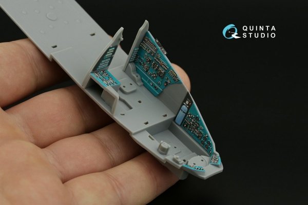 Quinta Studio QD48356 Mi-24D 3D-Printed &amp; coloured Interior on decal paper (Trumpeter) 1/48
