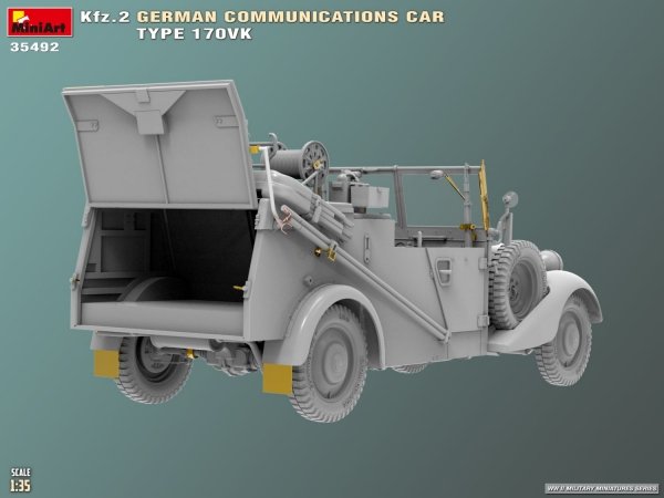 Mini Art 35492 Kfz.2 German Communications Car Type 170VK 1/35