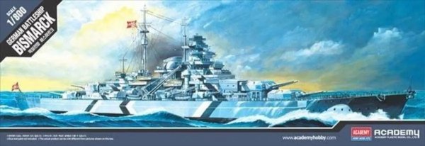 Academy 14218 German Battleship Bismarck 1/800
