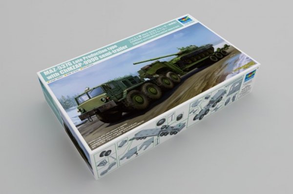 Trumpeter 01065 MAZ-537G Late Production type with ChMZAP-9990 semi-trailer 1/35