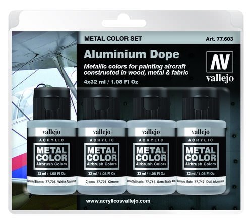 Vallejo 77603 Aluminium Dope 4 x 32ml