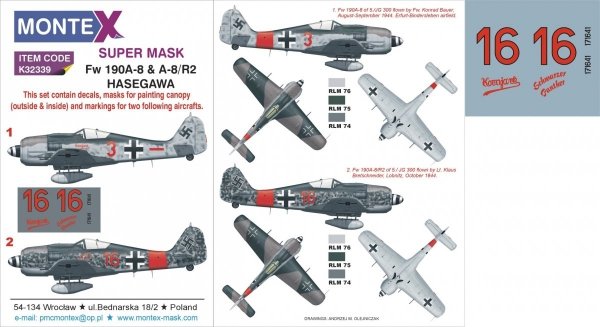 Montex K32339 Fw 190A-8 1/32