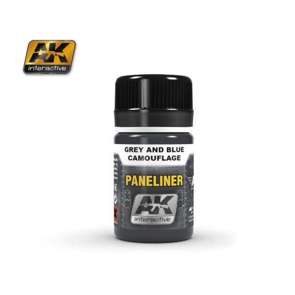 AK Interactive AK2072 PANELINER FOR GREY AND BLUE CAMOUFLAGE 35ml