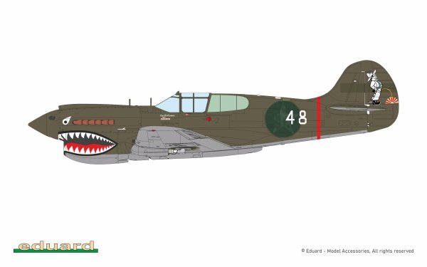 Eduard R0024 Curtiss P-40 K Warhawk - Dual Combo / The Royal Class 1/48
