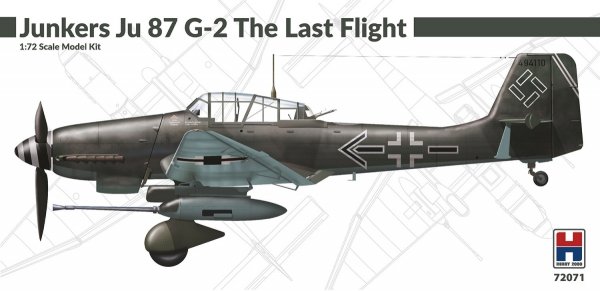 Hobby 2000 72071 Junkers Ju 87 G-2 The Last Flight ( ACADEMY + CARTOGRAF + MASKI ) 1/72