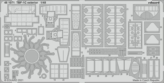 Eduard BIG49315 TBF-1C ACADEMY 1/48