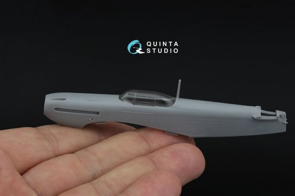 Quinta Studio QC72056 Yak-9 vacuumed clear canopy (Zvezda) 1/72