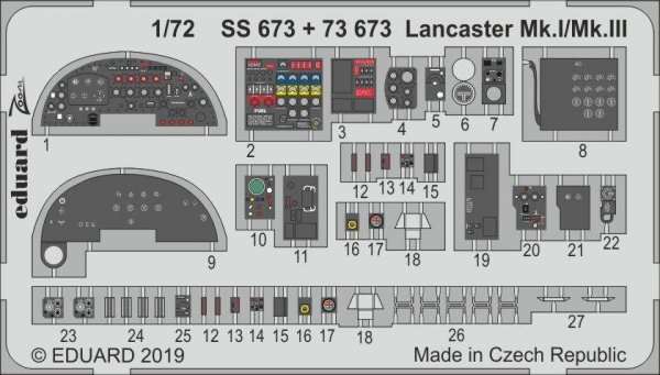 Eduard SS673 Lancaster Mk. I/Mk. III REVELL 1/72