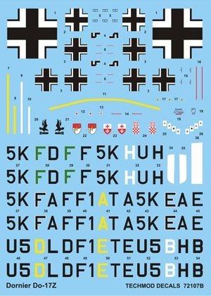 Techmod 72107 - Dornier Do 17Z (1:72)