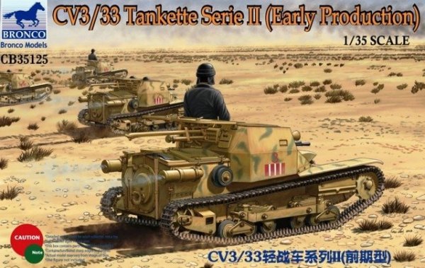 Bronco CB35125 CV3/33 Tankette Serie II (Early Production) (1:35)