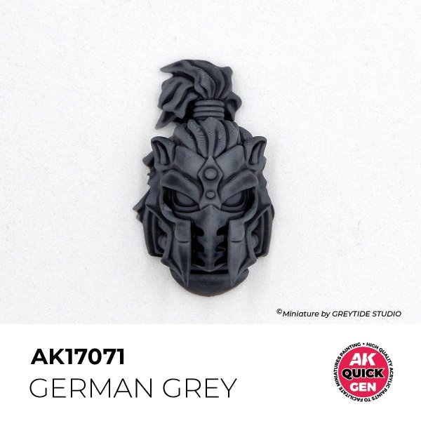AK Interactive AK17071 GERMAN GREY – QUICK GEN COLOR 18ml