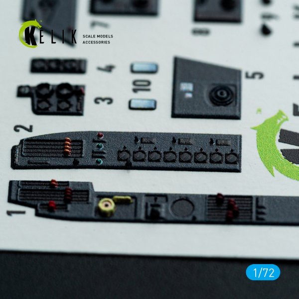 Kelik K72213 He-177A-5 - interior 3D decals for Revell kit (1/72)