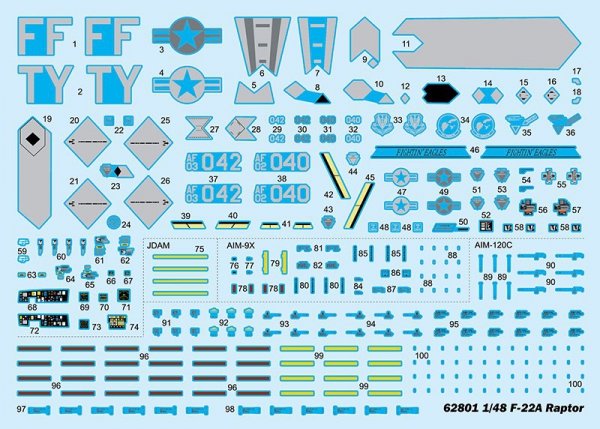 I Love Kit 62801 F-22A Raptor 1/48