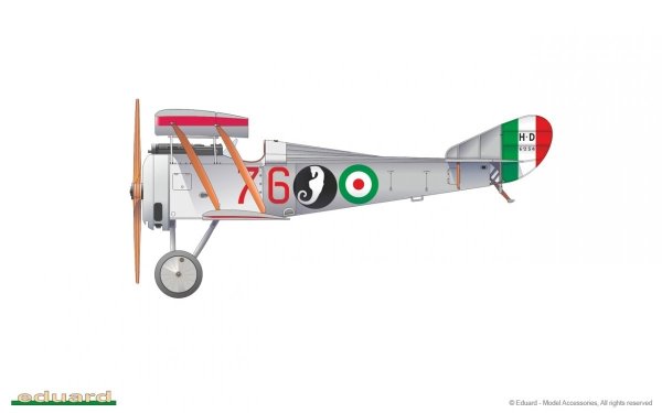 Eduard 11139 IL Magnifico Hanriot HD.I in Italian Service Limited Edition 1/48