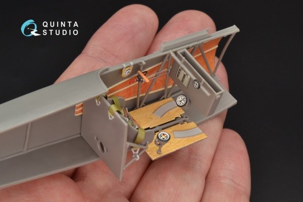 Quinta Studio QD32060 Fokker Dr.1 3D-Printed &amp; coloured Interior on decal paper (for Roden kit) 1/32