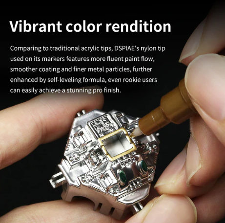 DSPIAE MKS-02 Super Metallic Marker Titanium Gold