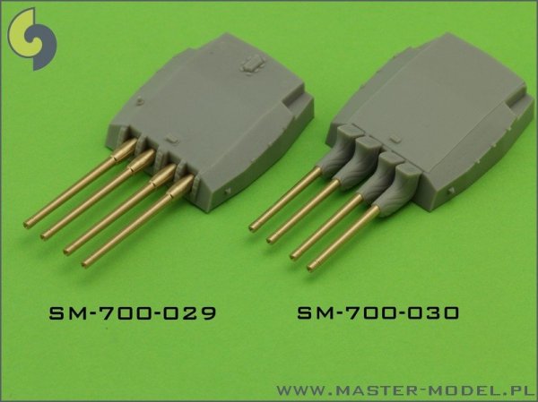 Master SM-700-030 France 380 mm/45 (14.96in) Model 1935 barrels - for turrets with blastbags (8pcs)