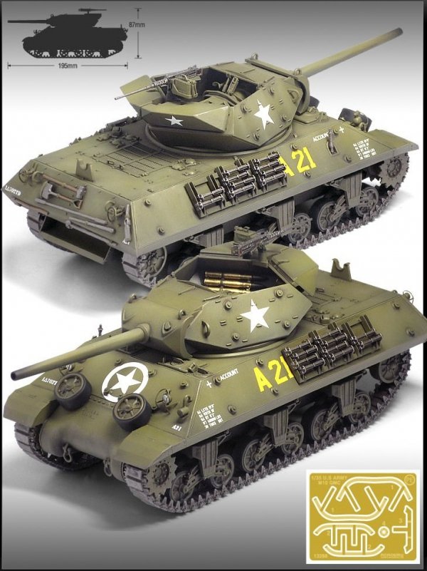 Academy 13288 U.S.ARMY M10 GM (1:35)