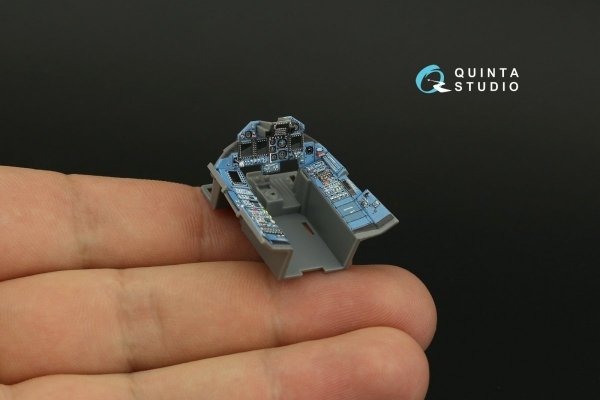 Quinta Studio QDS-48320 Su-30SM 3D-Printed &amp; coloured Interior on decal paper (GWH) (Small version) 1/48