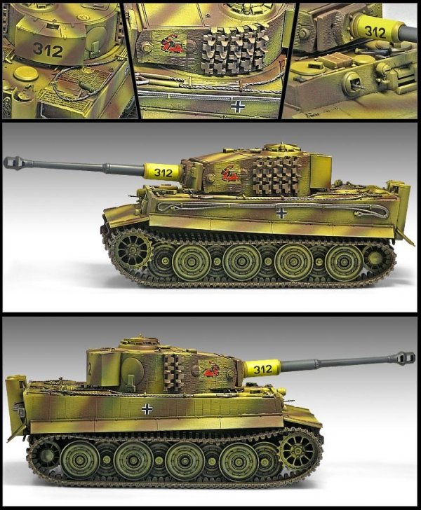 Academy 13314 GERMAN TIGER I Ver.LATE (1:35)