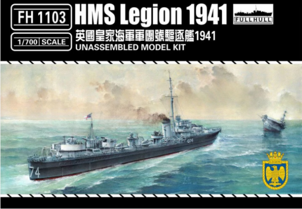 FlyHawk Model FH1103 HMS Legion 1941 1/700