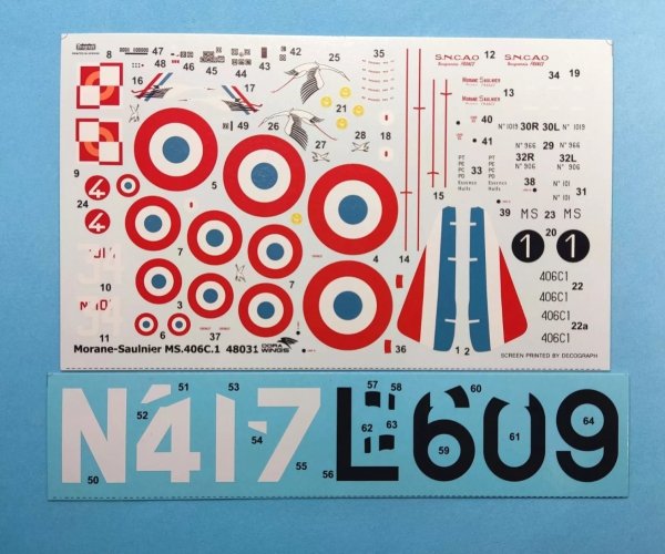 Dora Wings 48031 Morane-Saulnier MS.406C.1 - Battle Of France 1/48