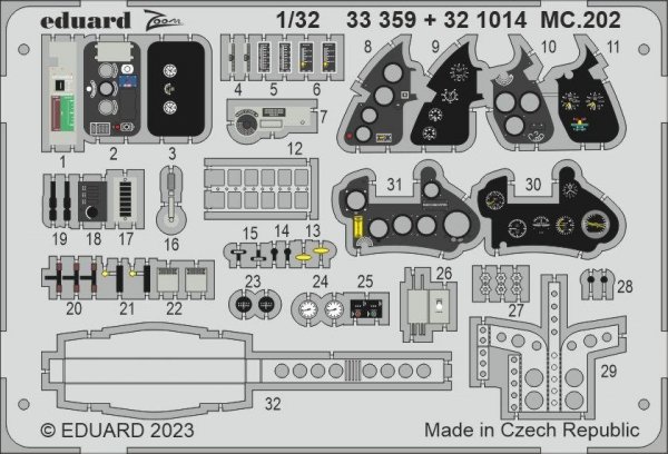 Eduard 321014 MC.202 Italeri 1/32