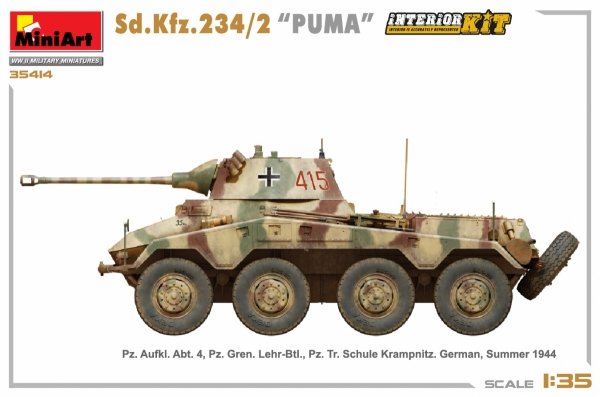 MiniArt 35419 SD.KFZ.234/2 PUMA 1/35
