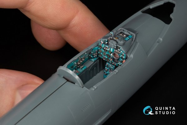 Quinta Studio QD+48579 MiG-21SMT Fishbed-K 3D-Printed &amp; coloured Interior on decal paper (Eduard) (with 3D-printed resin parts) 1/48