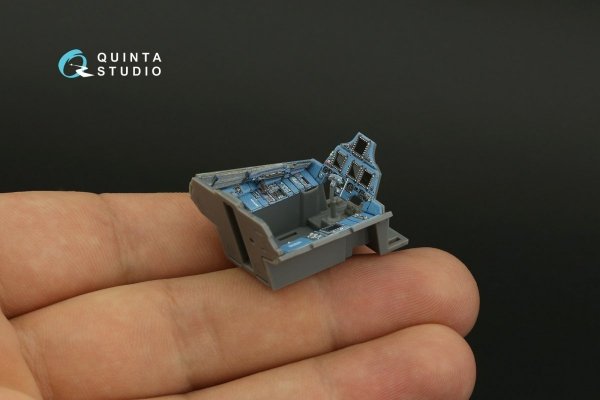 Quinta Studio QD48320 Su-30SM 3D-Printed &amp; coloured Interior on decal paper (GWH) 1/48