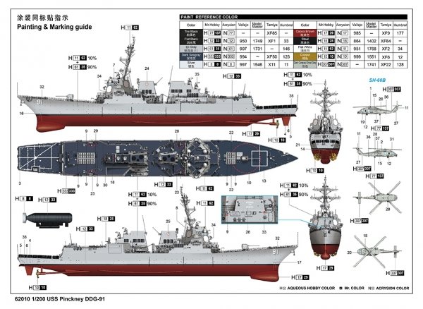 I Love Kit 62010 USS Pinckney DDG-91 1/200