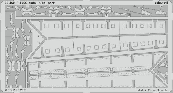 Eduard BIG33137 F-100C PART II TRUMPETER 1/32