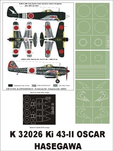 Montex K32026 Ki-43 II Oscar 1/32