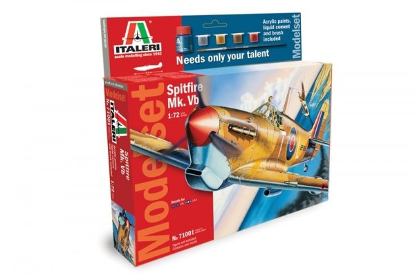 Italeri 71001 SPITFIRE MK.VB- ZESTAW MODELARSKI