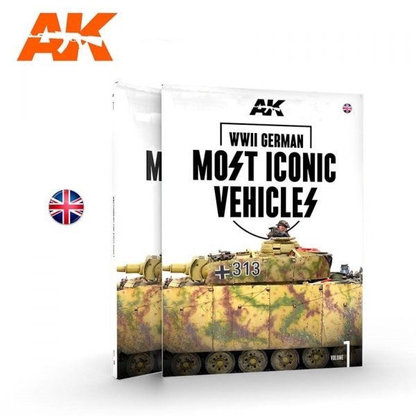 AK Interactive 514 WWII GERMAN MOST ICONIC SS VEHICLES. VOLUME 1